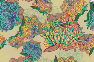 Бесшовная текстура. Векторная графика