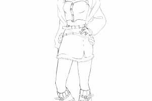 Скетч - полный рост