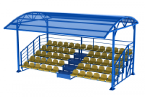 Трибуна под навесом