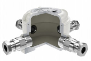 Клеменная коробка в разрезе