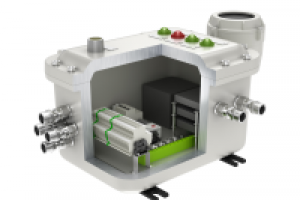 Клеменная коробка в разрезе