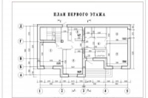План загородного дома