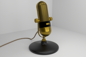 Винтажный микрофон
