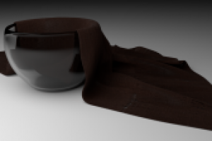 Чашка и ткань