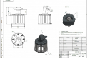 Тумба швартовная на анкерной раме