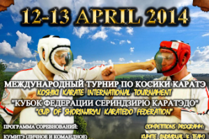 Афиша к спортивным соревнования по каратэ