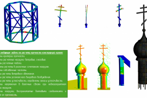 Расчет прочности конструкций купола