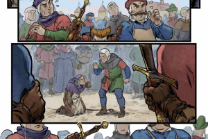 Страница комикса  Ведьмино слово.