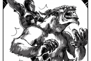 Черно-белая раскадровка