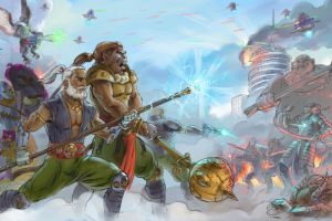 Концепт арт. Сцена битвы