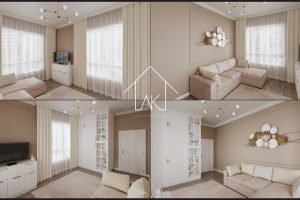 Интерьер гостевой комнаты.