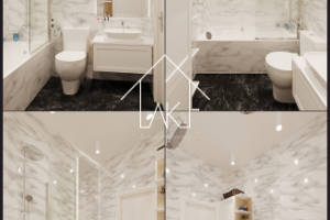 Интерьер ванной комнаты.