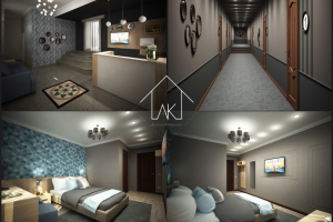 Интерьер гостиницы.