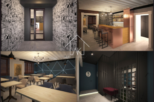 Интерьер кафе.