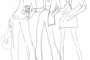 Отрисовка моделей одежды