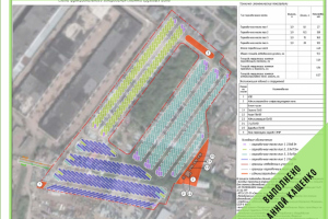 Планировка стоянки грузовых авто, л.1