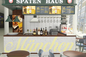 Остров "Spaten Haus" Шереметьево, ТерминалD