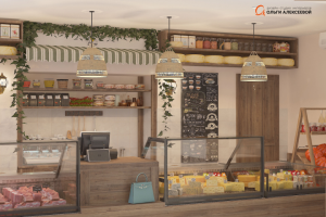 Дизайн магазина сыра в деревенском стиле: создаем атмосферу уюта