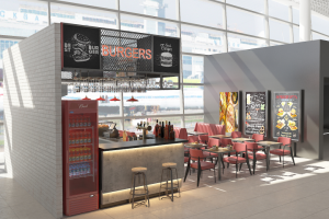Аэропорт кафе «BAD BURGERS» 33,2м2
