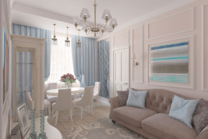 Дизайн интерьера в сталинке.