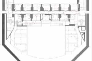Обмеры 4 этажей здания  площадью 7500м2.