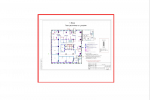 План расположения розеток.Офис. 700м2.