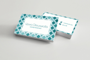 Визитка для мастера-мозаичиста