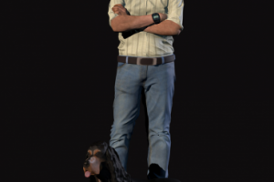 Памятная статуэтка о человеке (3d печать)