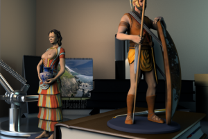 Статуэтки минойской культуры (3d печать)