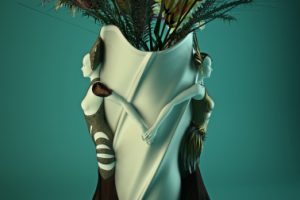 Ваза с цветами