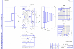 Полуматрица пресс-формы на ввод-сальник