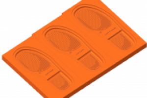 Матрицы для литья подошв тапочек