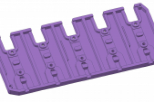 Часть корпуса шинодержателя (поликарбонат)