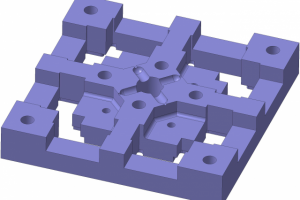 Матрица подвижная на пресс-форму для детали уголок