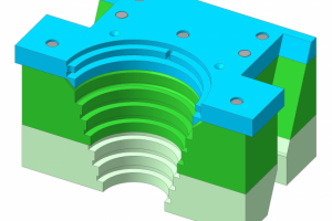Полуматрица пресс-формы на ввод-сальник
