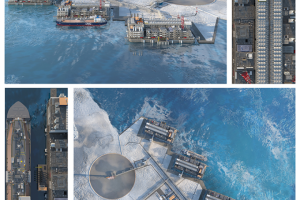 3d-моделирование проекта «Арктик СПГ 2»