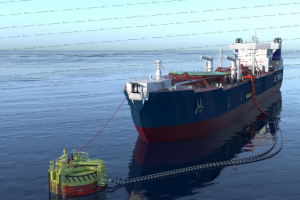 ВПУ с танкером. 3d-моделирование