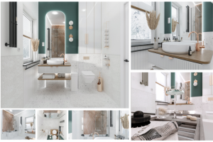 3d-визуализация интерьера ванной комнаты