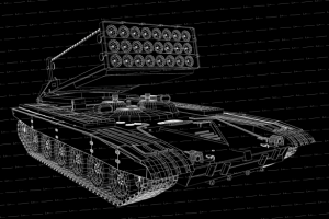 3d-модель ТОС-1 «Буратино»