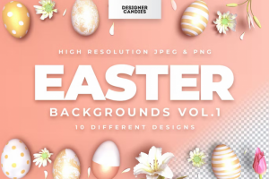 Коллекция пасхальных фонов