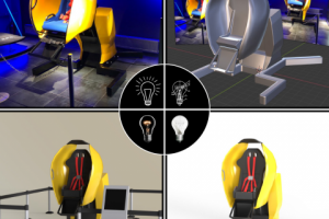 3D моделирование VR-аттракциона по фото