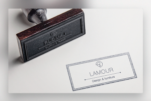 Логотип для студии мебели "Lamour design"