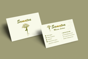 Визитки для французского СПА салона