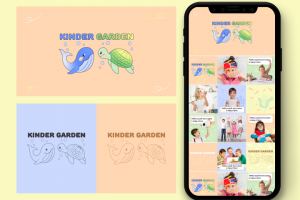 Айдентика и посты для детского сада