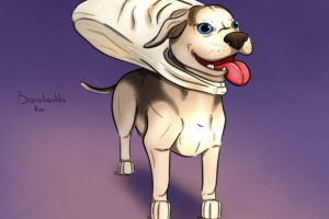 Забавный пёс