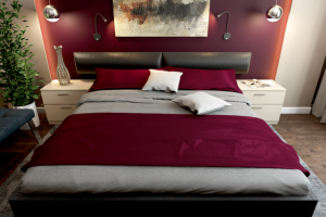 Спальня вишнёвая