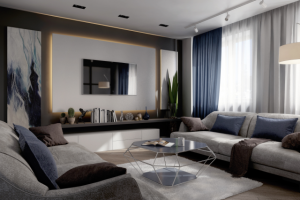 Гостиная минимализм