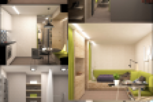 Однокомнатная квартира . "Град московский " 2014