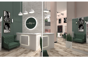 3д визуализация салона красоты