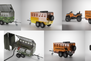 Моделирование прицепа для квадроцикла